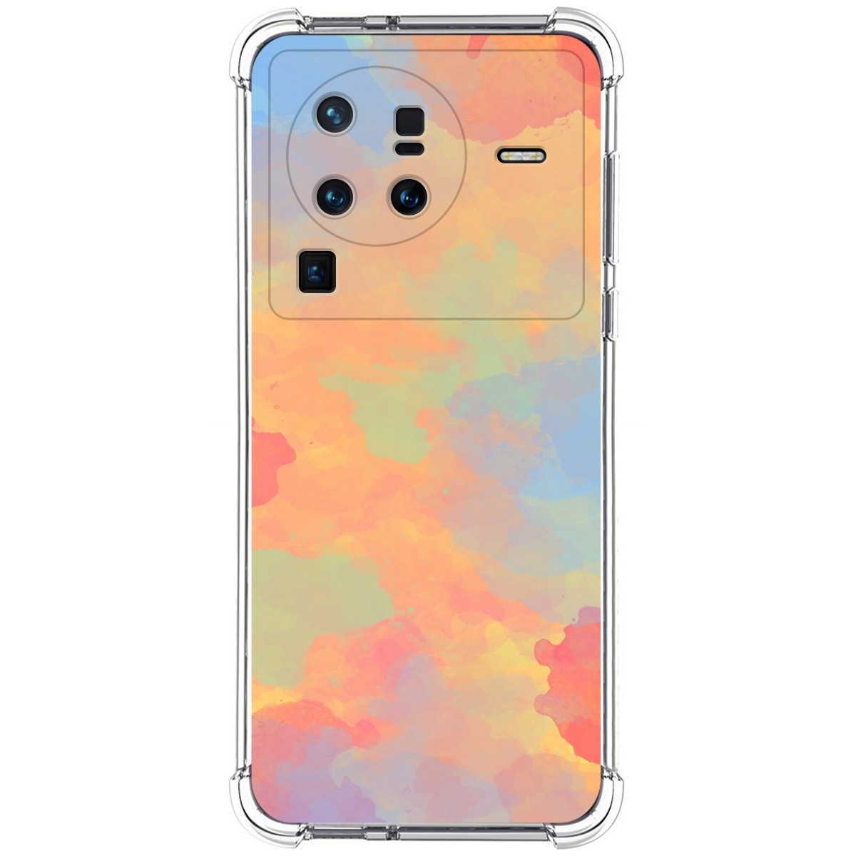 Funda Silicona Antigolpes para Vivo X80 Pro 5G diseño Acuarela 08 Dibujos