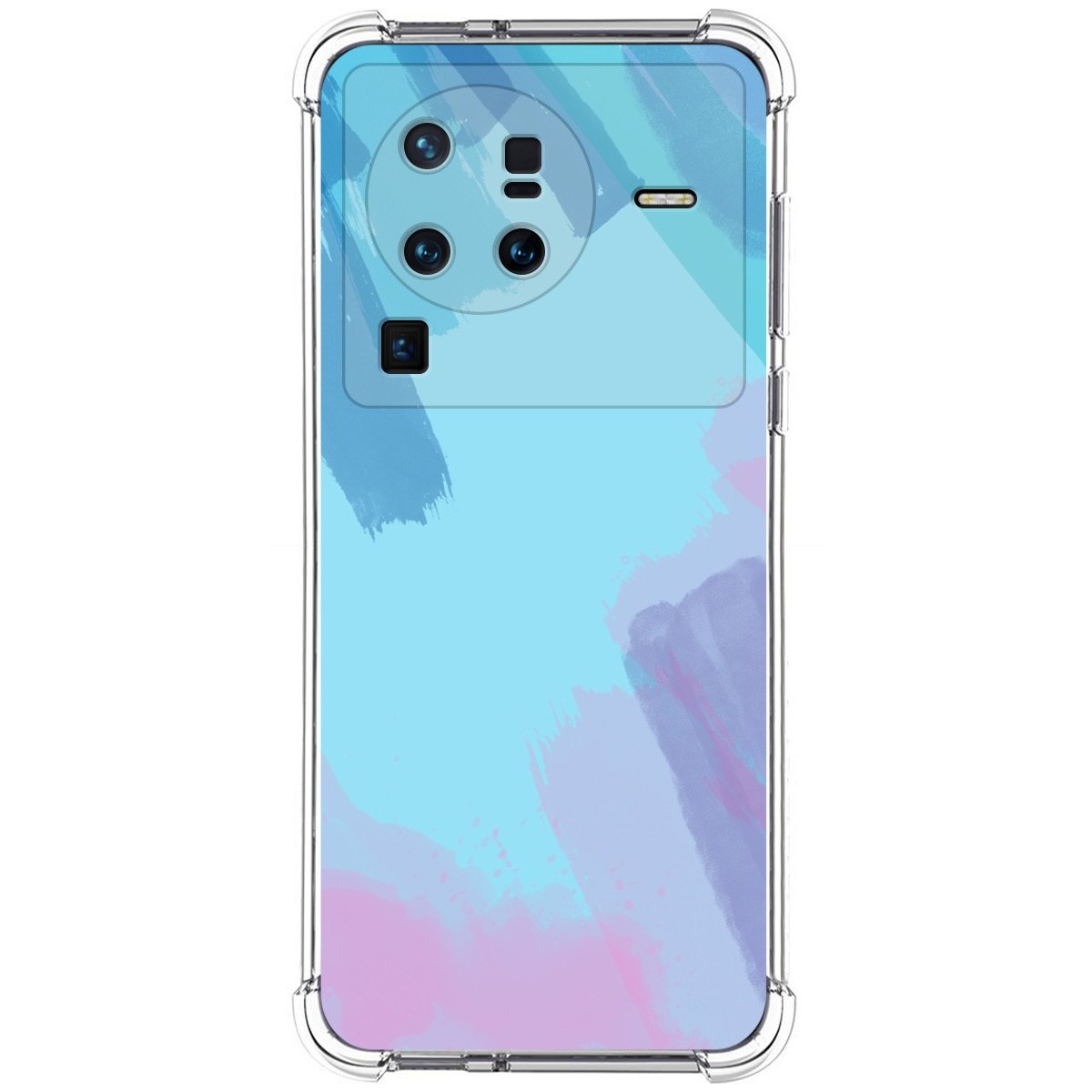 Funda Silicona Antigolpes para Vivo X80 Pro 5G diseño Acuarela 10 Dibujos