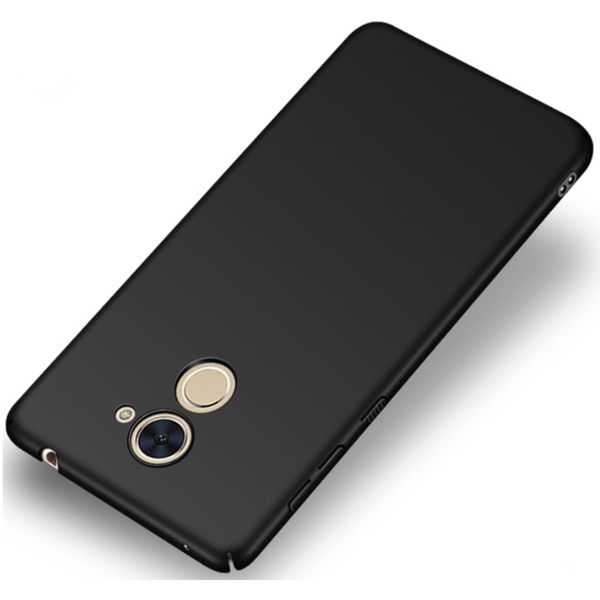 Carcasa Funda Dura Completa Negra para Huawei Y7
