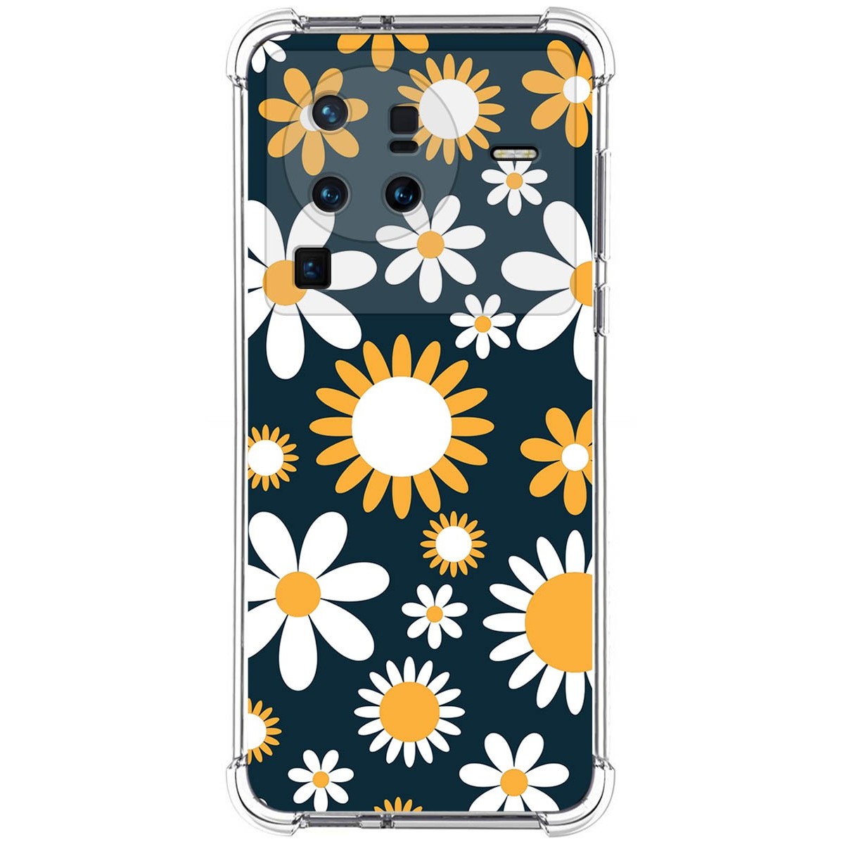 Funda Silicona Antigolpes para Vivo X80 Pro 5G diseño Flores 08 Dibujos