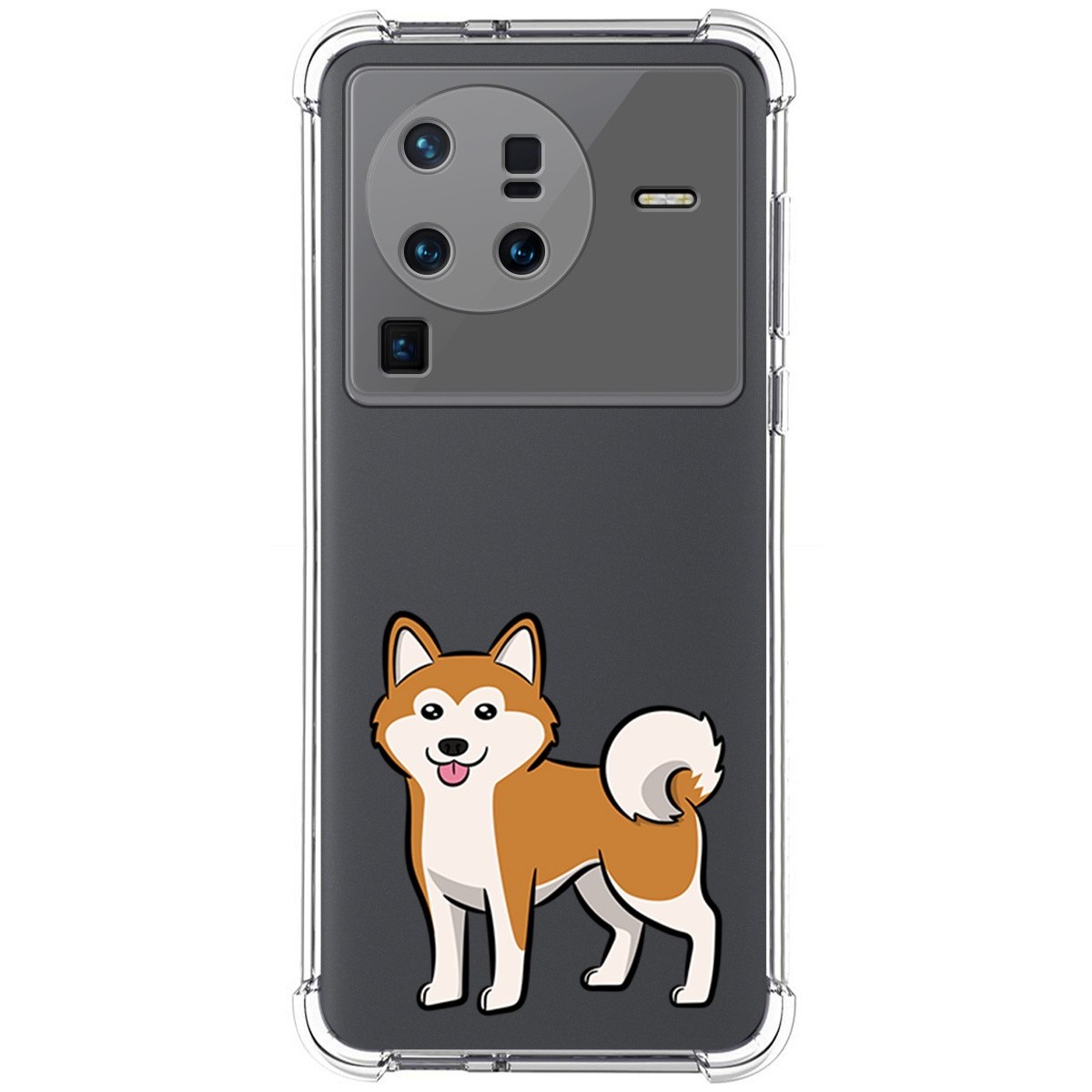 Funda Silicona Antigolpes para Vivo X80 Pro 5G diseño Perros 02 Dibujos