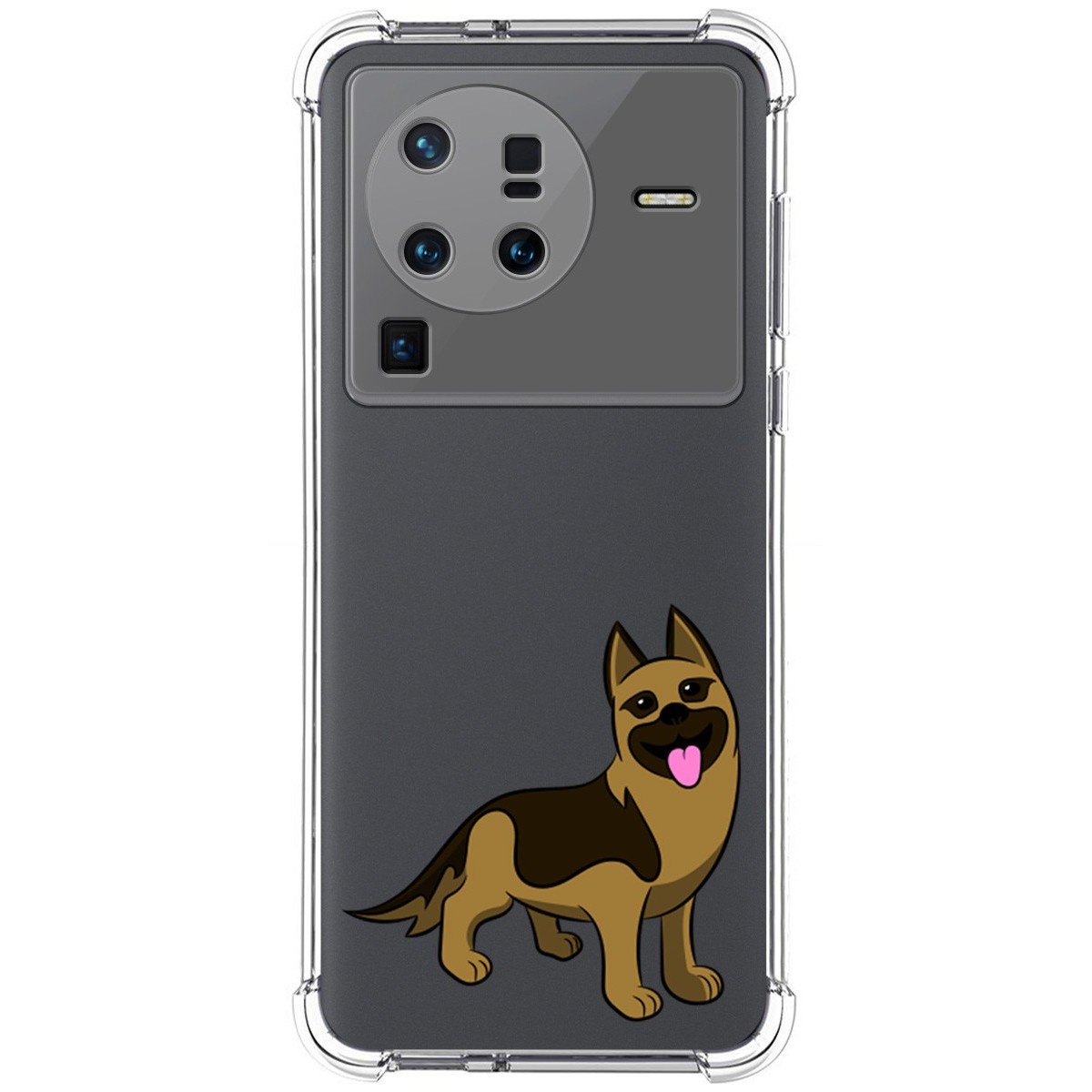 Funda Silicona Antigolpes para Vivo X80 Pro 5G diseño Perros 03 Dibujos