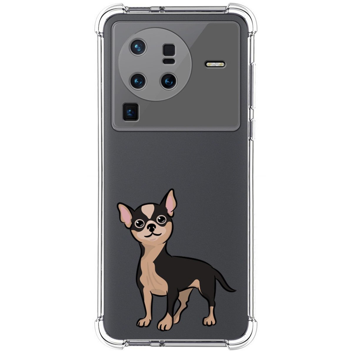 Funda Silicona Antigolpes para Vivo X80 Pro 5G diseño Perros 05 Dibujos