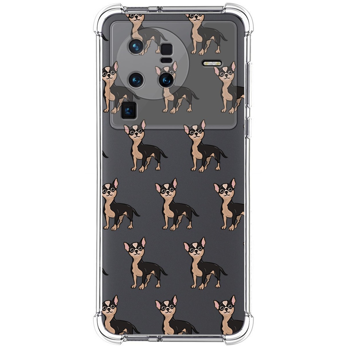 Funda Silicona Antigolpes para Vivo X80 Pro 5G diseño Perros 11 Dibujos