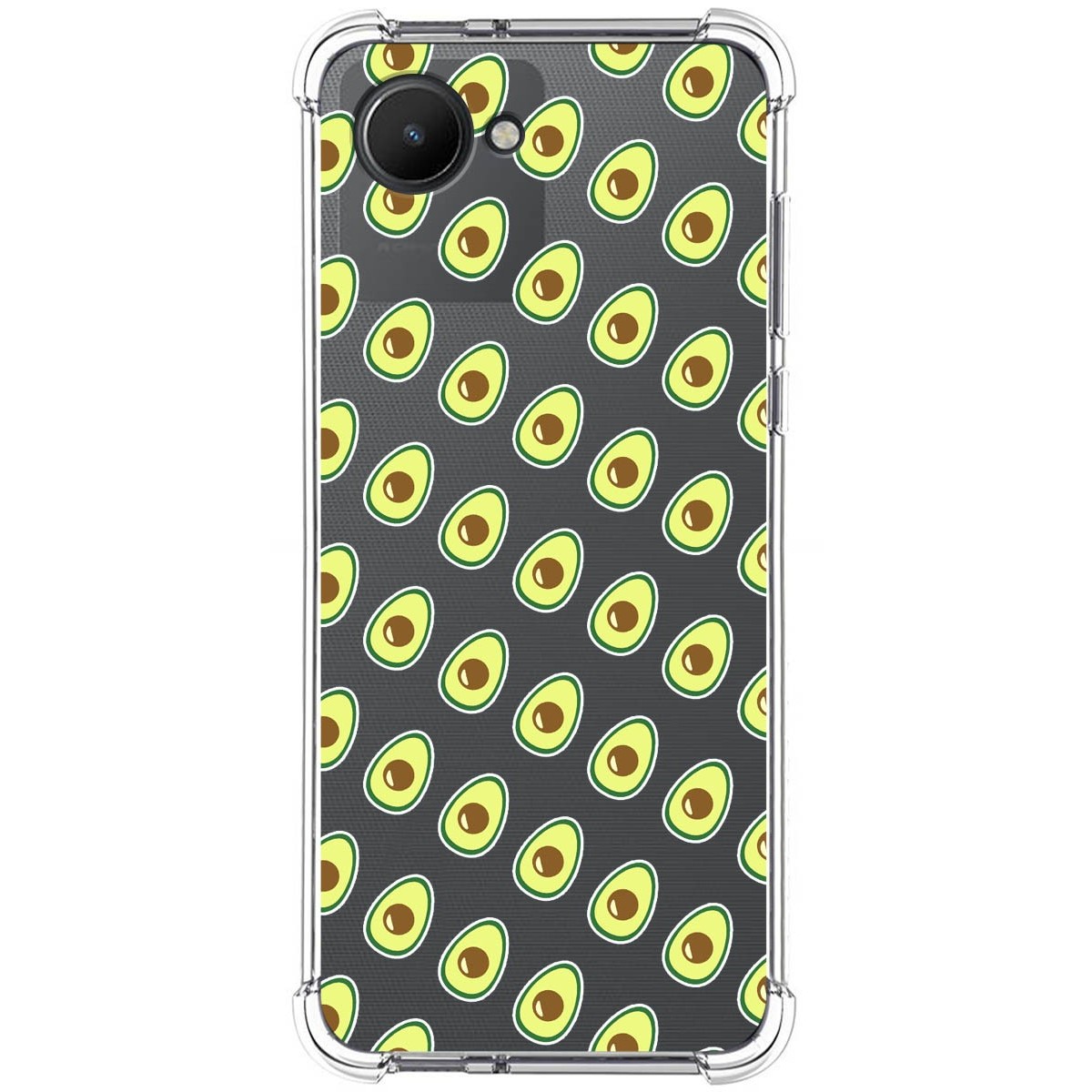 Funda Silicona Antigolpes para Realme C30 diseño Aguacate Dibujos