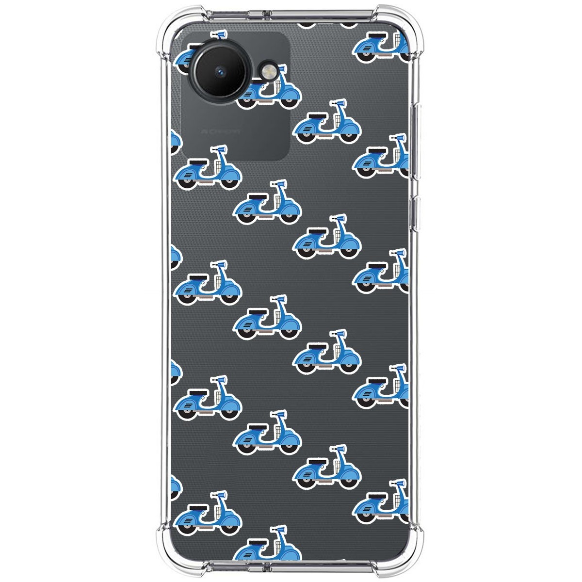 Funda Silicona Antigolpes para Realme C30 diseño Scooter Dibujos