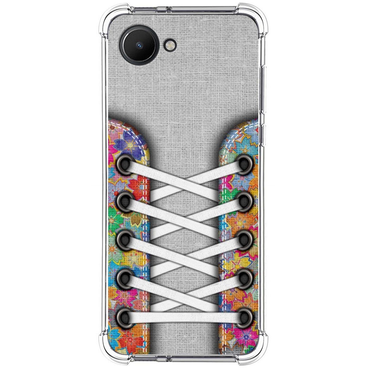 Funda Silicona Antigolpes para Realme C30 diseño Zapatillas 04 Dibujos