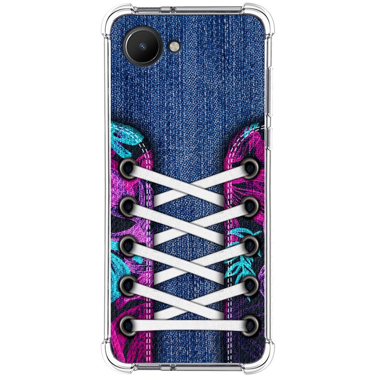 Funda Silicona Antigolpes para Realme C30 diseño Zapatillas 06 Dibujos