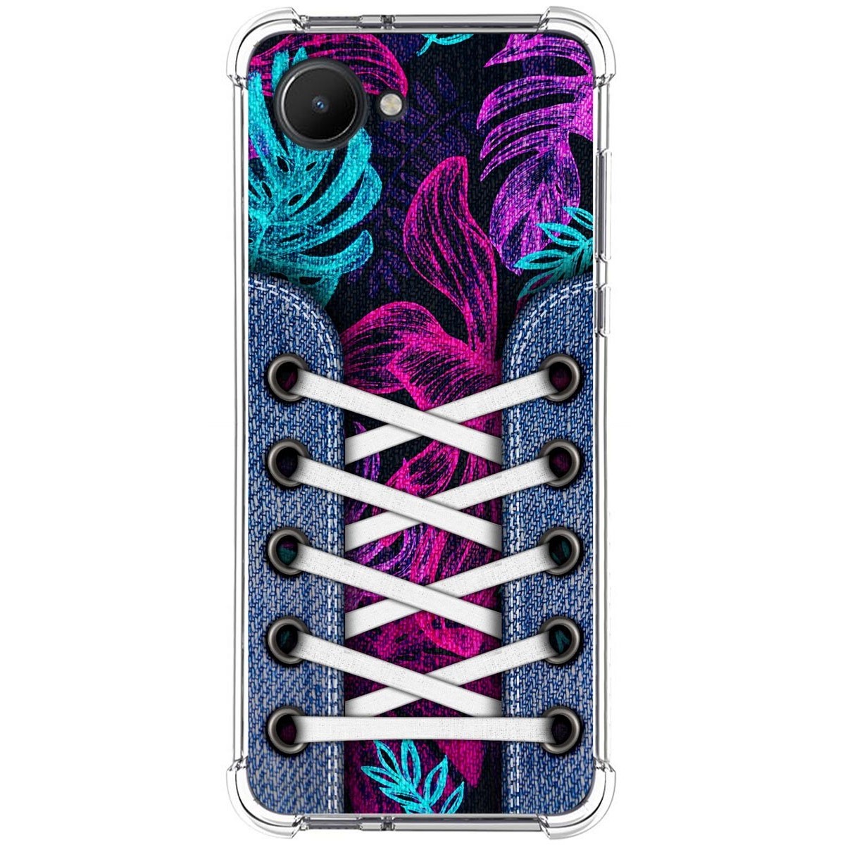 Funda Silicona Antigolpes para Realme C30 diseño Zapatillas 07 Dibujos