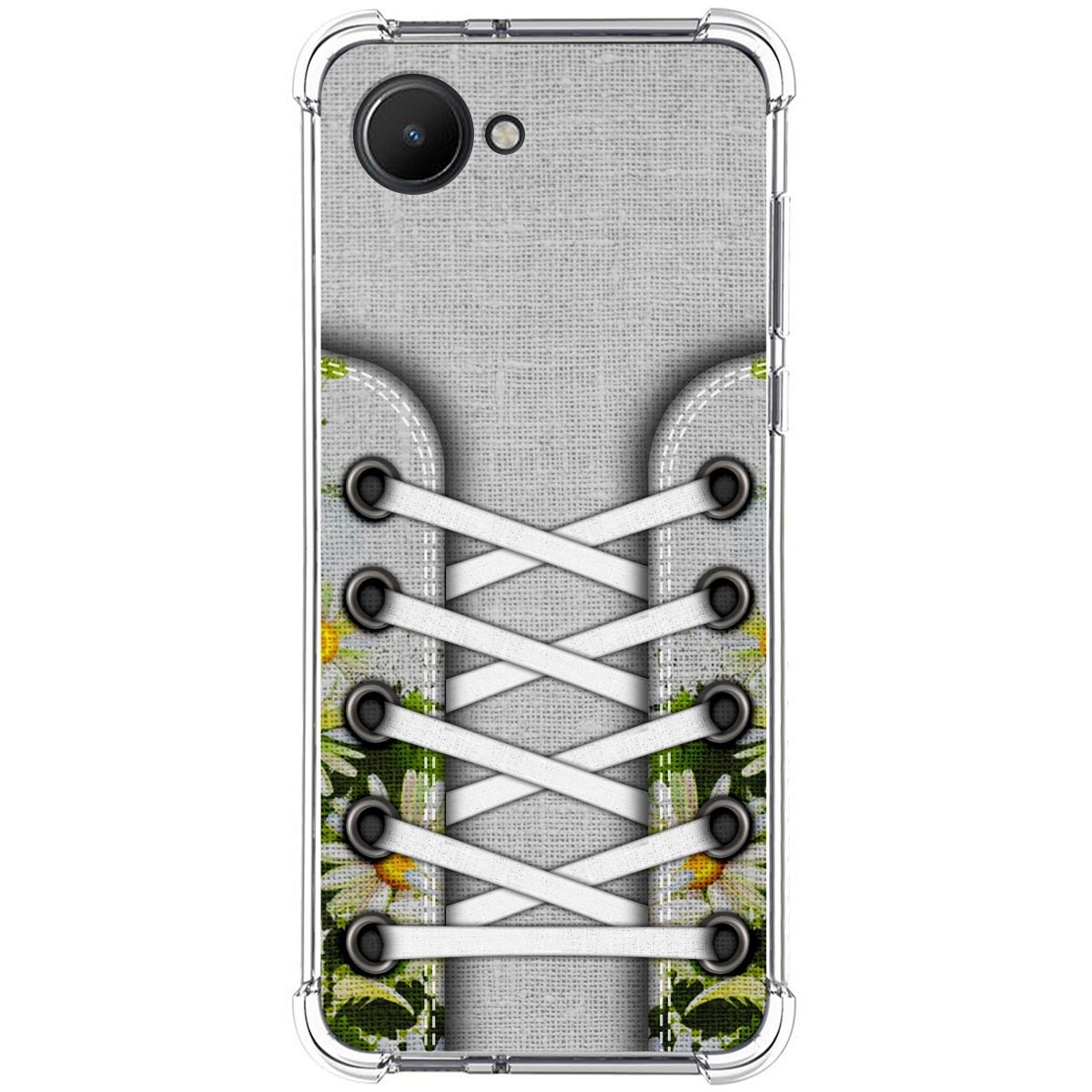 Funda Silicona Antigolpes para Realme C30 diseño Zapatillas 08 Dibujos