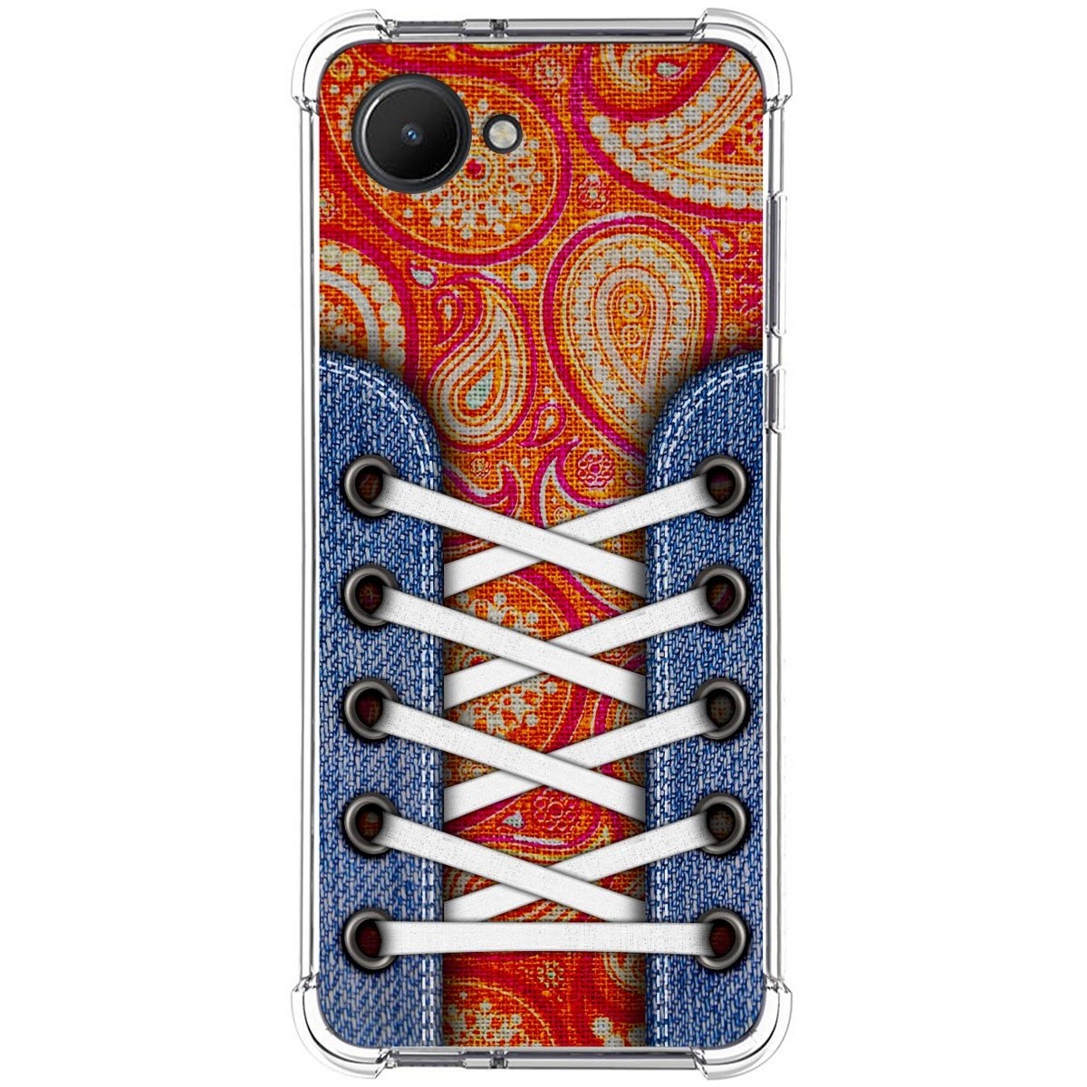 Funda Silicona Antigolpes para Realme C30 diseño Zapatillas 10 Dibujos