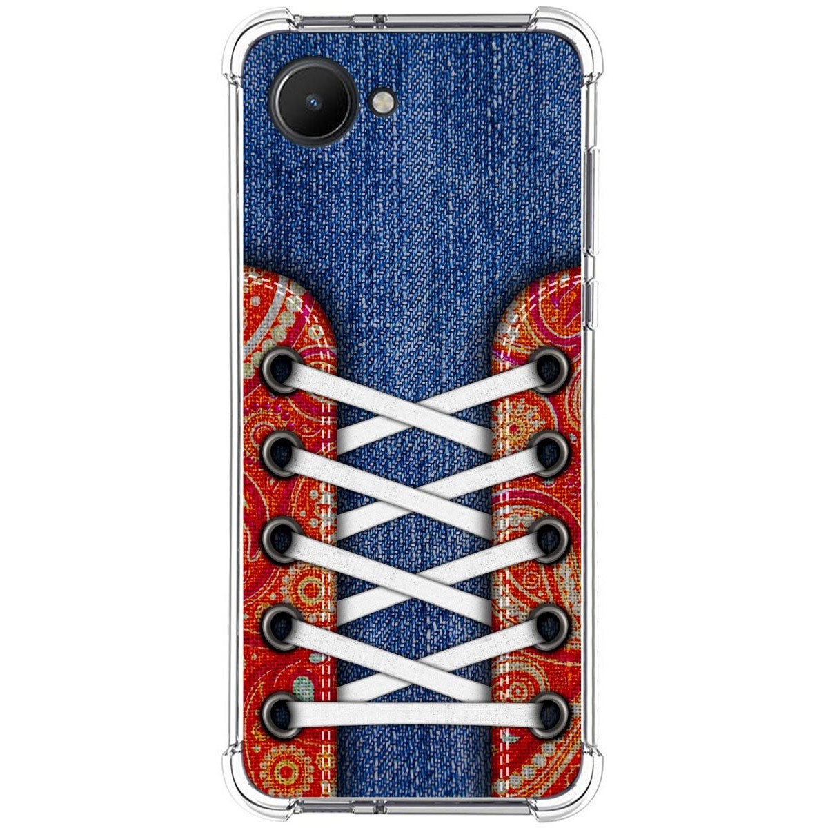 Funda Silicona Antigolpes para Realme C30 diseño Zapatillas 11 Dibujos