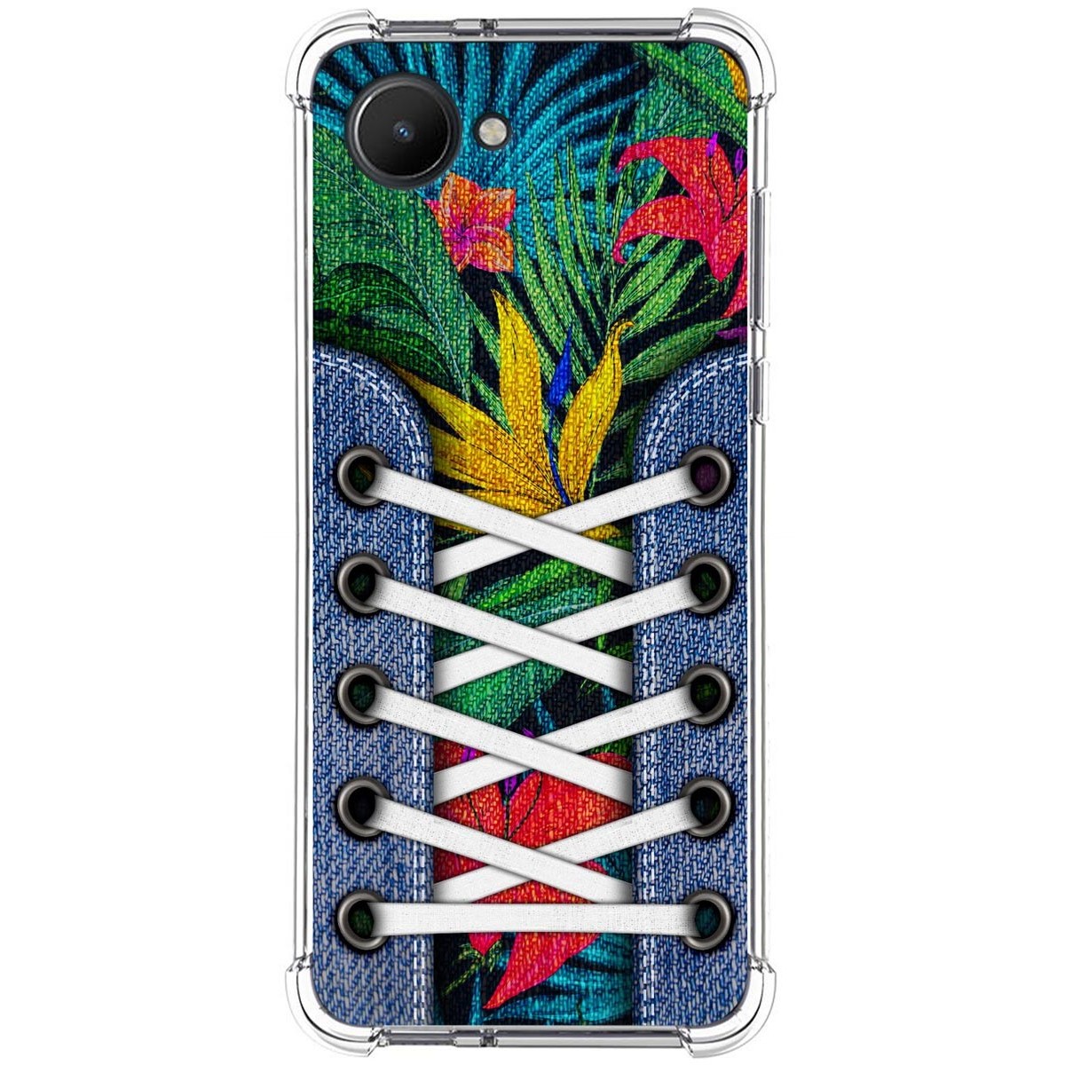 Funda Silicona Antigolpes para Realme C30 diseño Zapatillas 12 Dibujos