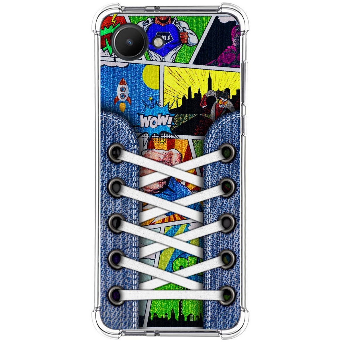 Funda Silicona Antigolpes para Realme C30 diseño Zapatillas 14 Dibujos