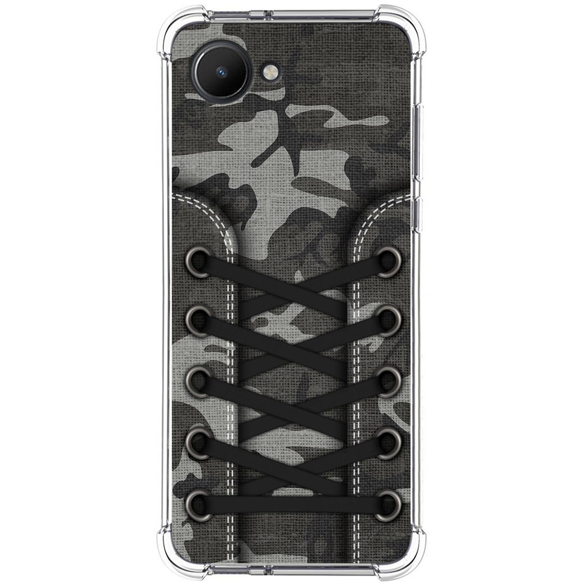 Funda Silicona Antigolpes para Realme C30 diseño Zapatillas 15 Dibujos