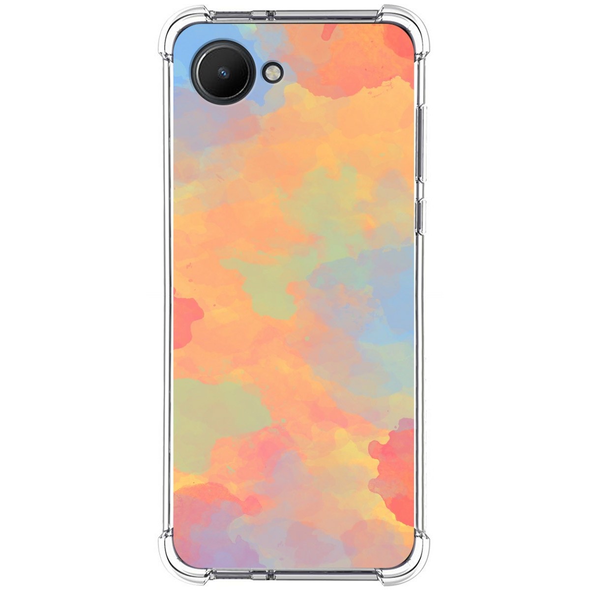 Funda Silicona Antigolpes para Realme C30 diseño Acuarela 08 Dibujos