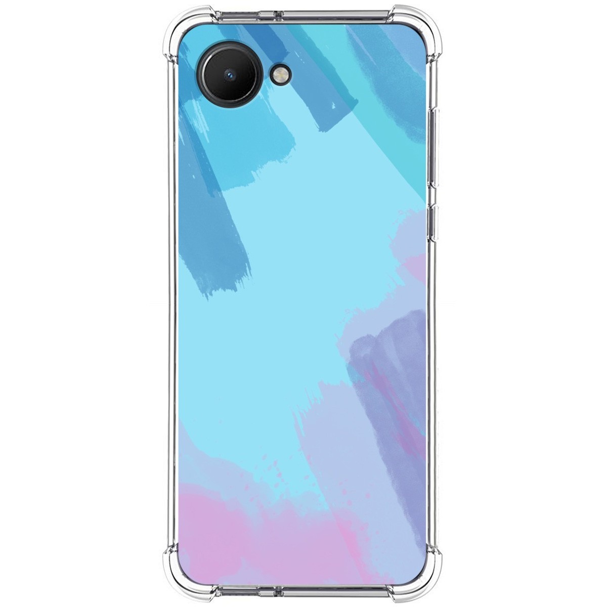Funda Silicona Antigolpes para Realme C30 diseño Acuarela 10 Dibujos
