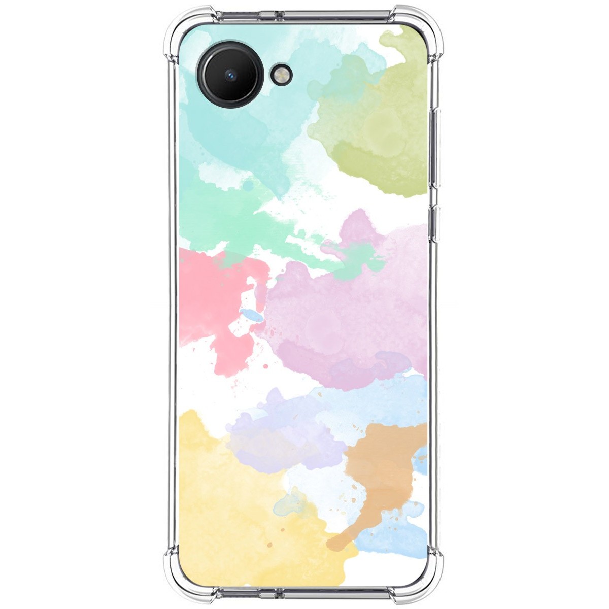 Funda Silicona Antigolpes para Realme C30 diseño Acuarela 11 Dibujos