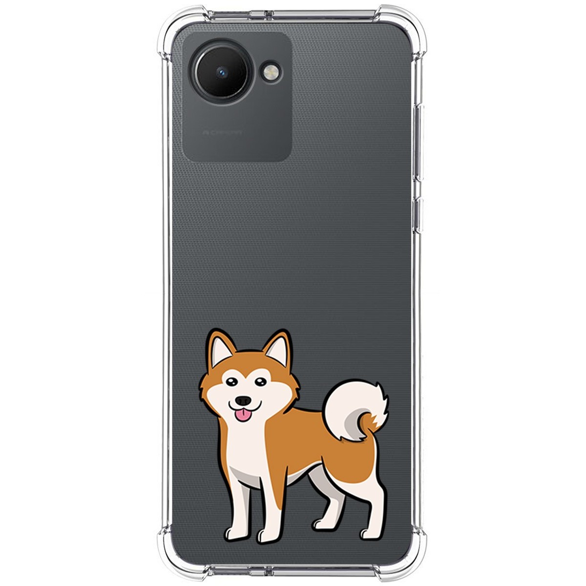 Funda Silicona Antigolpes para Realme C30 diseño Perros 02 Dibujos