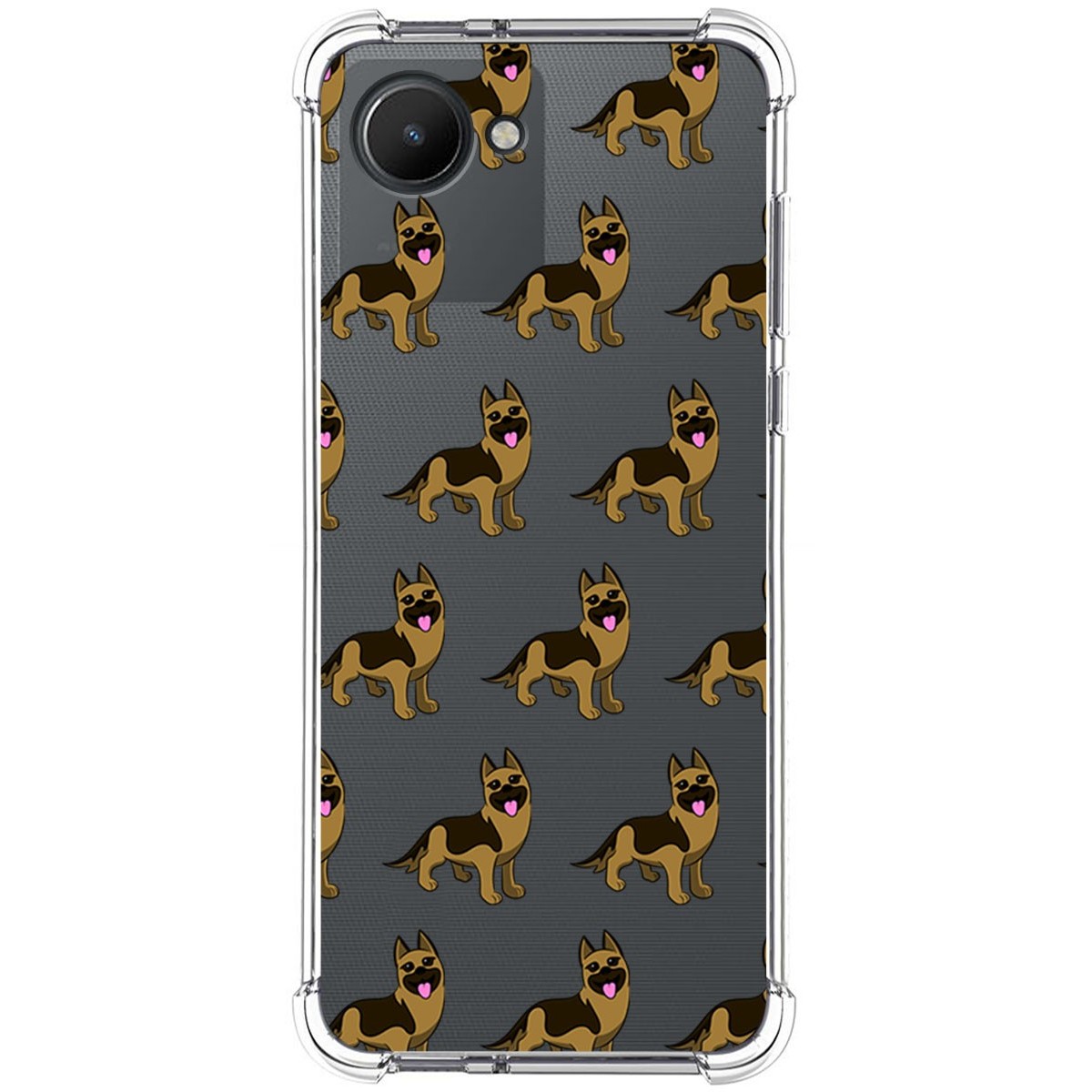 Funda Silicona Antigolpes para Realme C30 diseño Perros 09 Dibujos