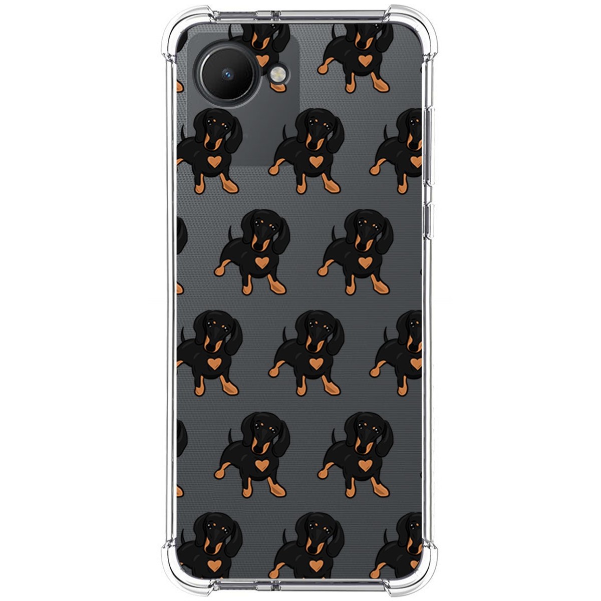 Funda Silicona Antigolpes para Realme C30 diseño Perros 10 Dibujos