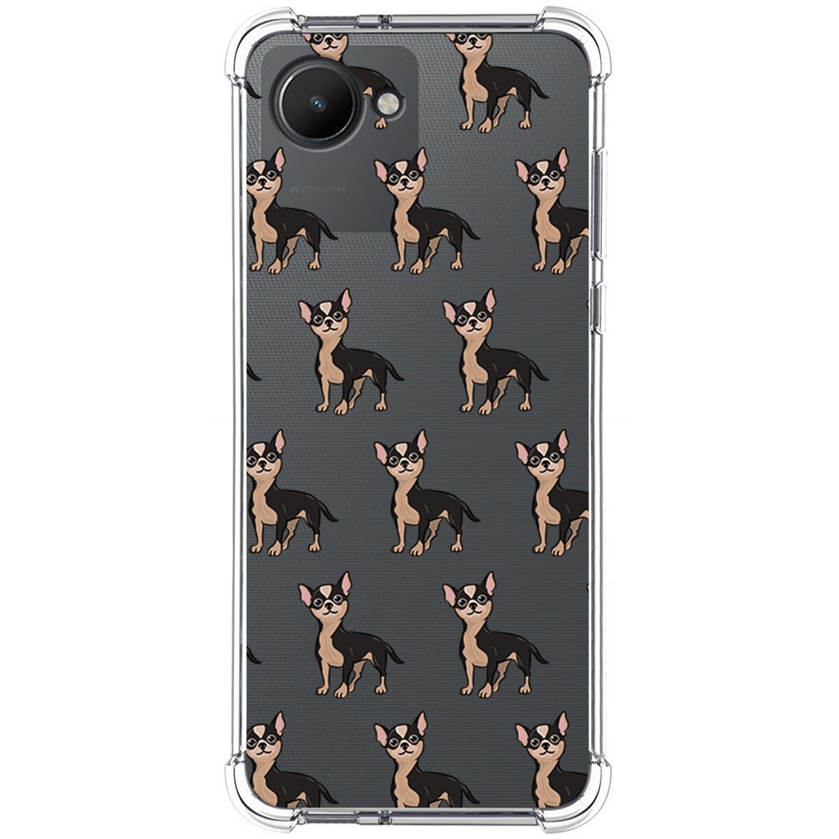 Funda Silicona Antigolpes para Realme C30 diseño Perros 11 Dibujos