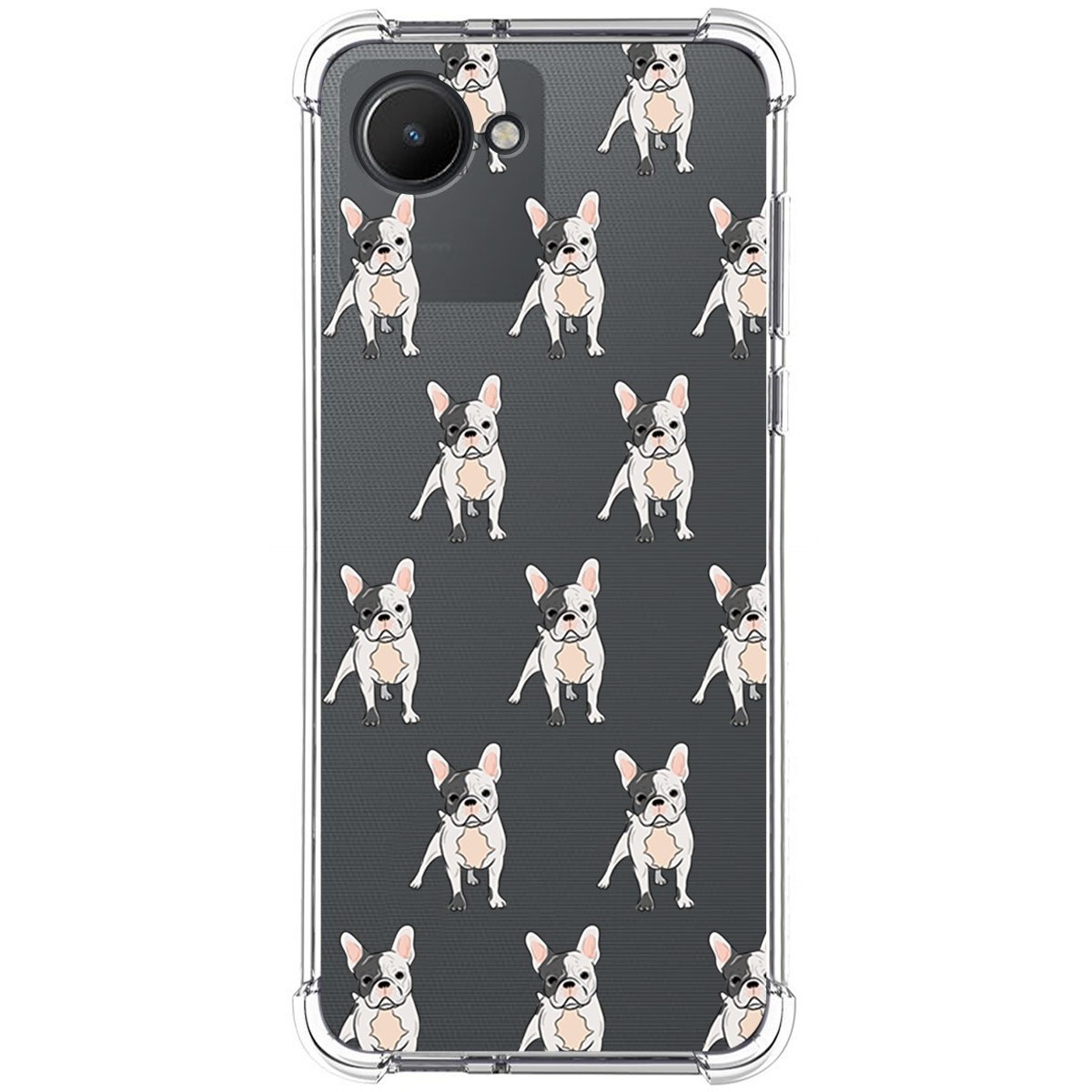 Funda Silicona Antigolpes para Realme C30 diseño Perros 12 Dibujos