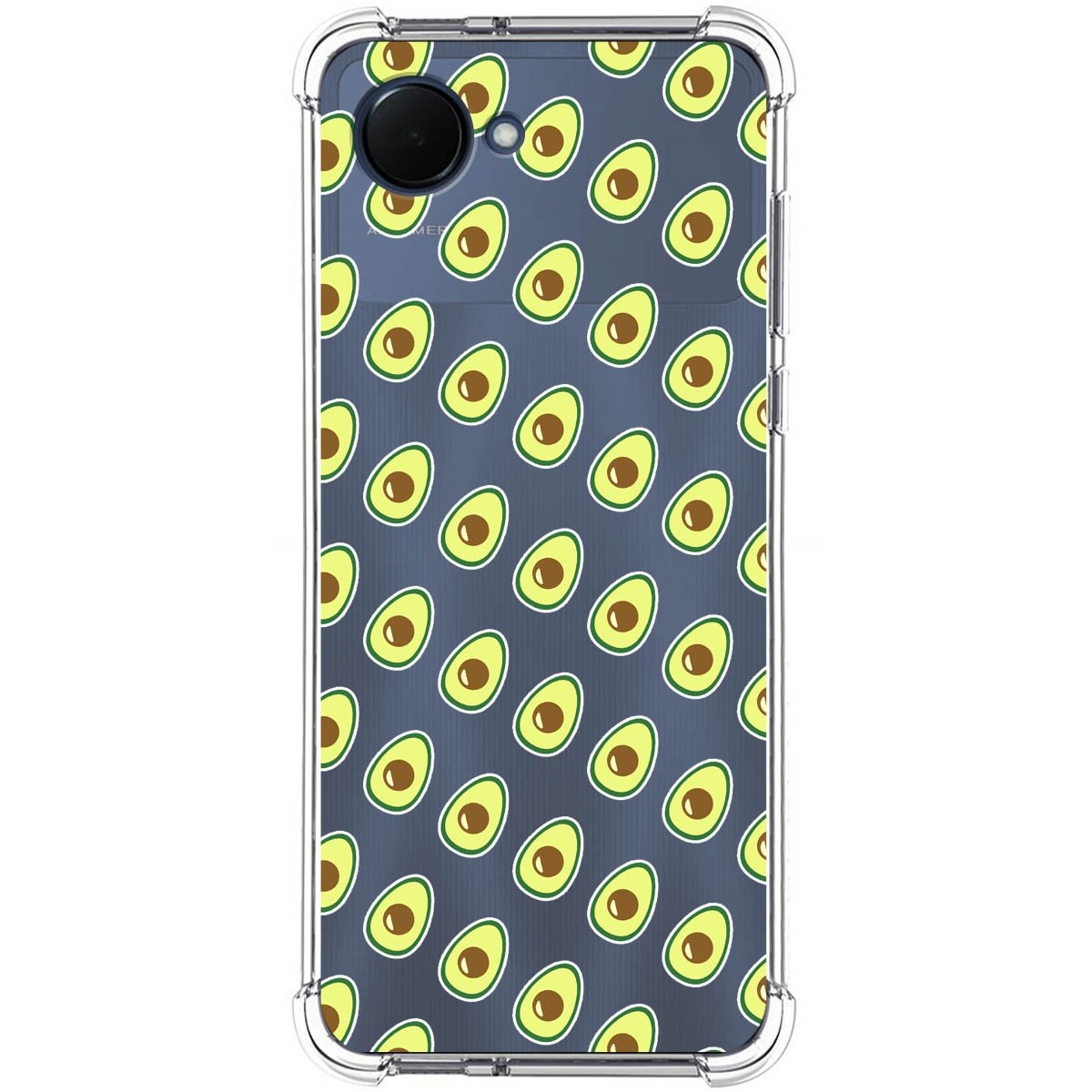 Funda Silicona Antigolpes para Realme Narzo 50i Prime diseño Aguacate Dibujos