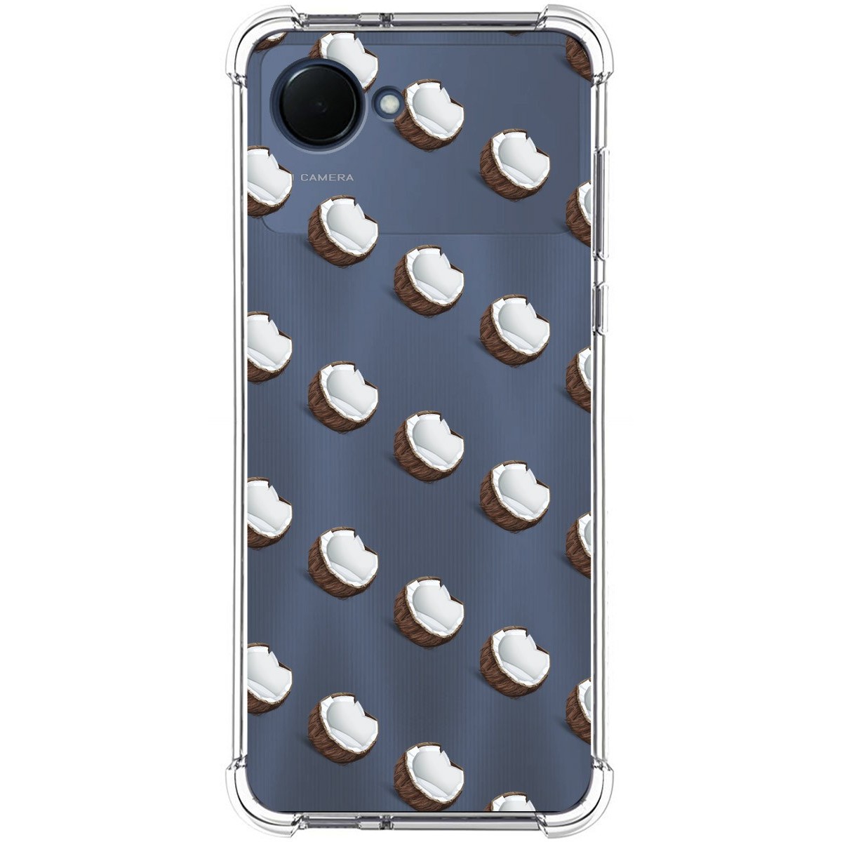 Funda Silicona Antigolpes para Realme Narzo 50i Prime diseño Cocos Dibujos