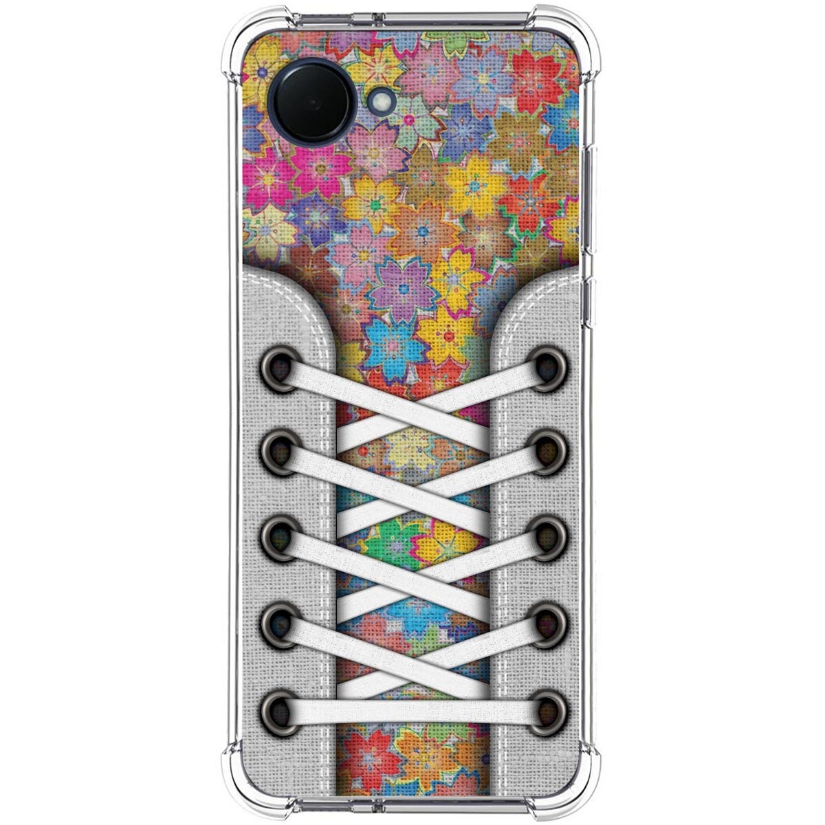 Funda Silicona Antigolpes para Realme Narzo 50i Prime diseño Zapatillas 05 Dibujos