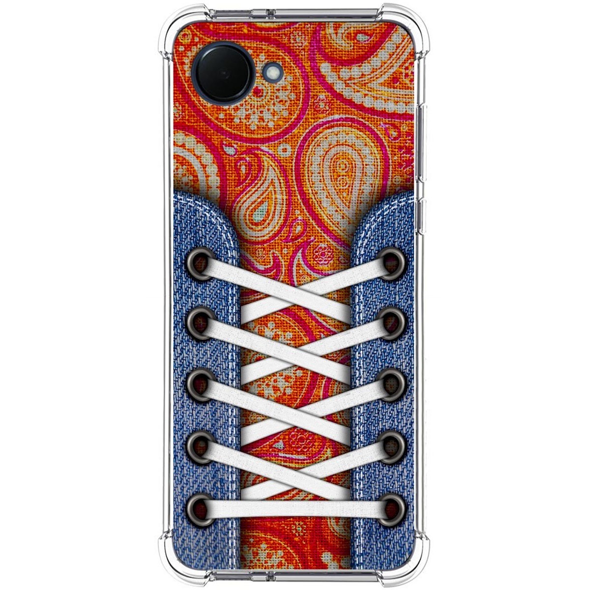 Funda Silicona Antigolpes para Realme Narzo 50i Prime diseño Zapatillas 10 Dibujos