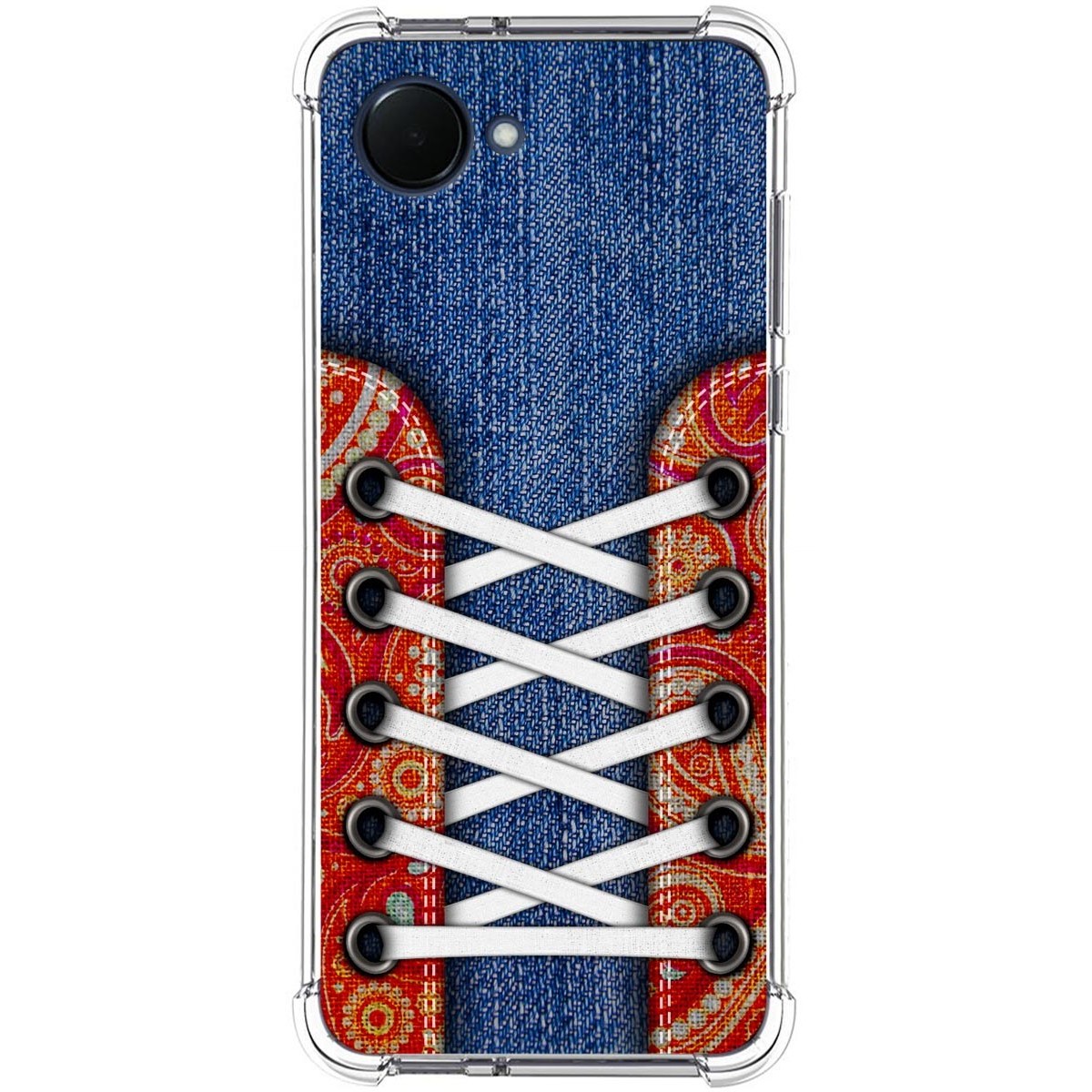 Funda Silicona Antigolpes para Realme Narzo 50i Prime diseño Zapatillas 11 Dibujos