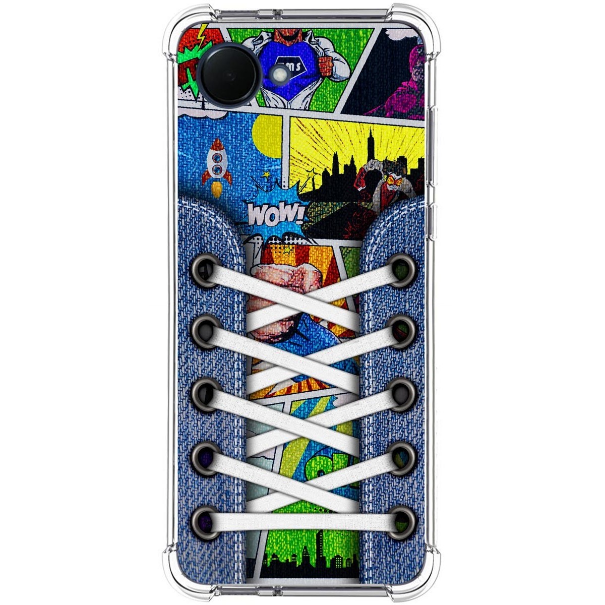 Funda Silicona Antigolpes para Realme Narzo 50i Prime diseño Zapatillas 14 Dibujos