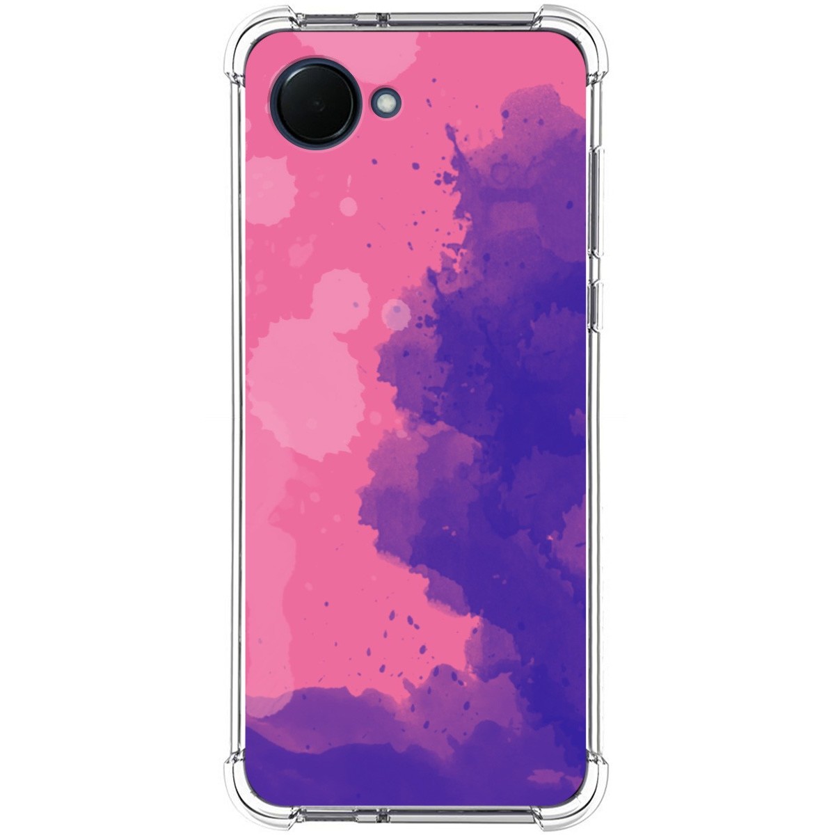 Funda Silicona Antigolpes para Realme Narzo 50i Prime diseño Acuarela 07 Dibujos