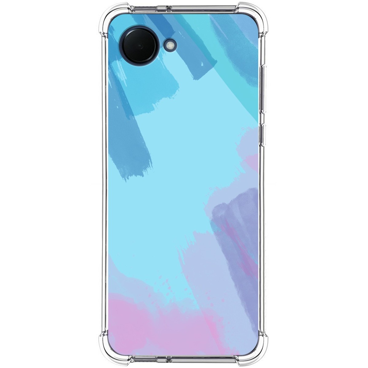 Funda Silicona Antigolpes para Realme Narzo 50i Prime diseño Acuarela 10 Dibujos