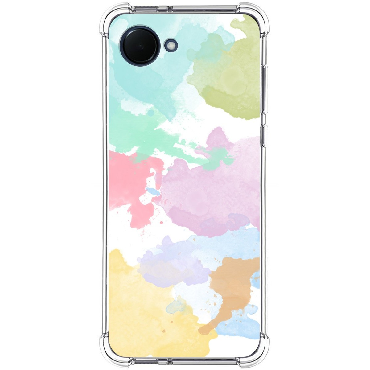 Funda Silicona Antigolpes para Realme Narzo 50i Prime diseño Acuarela 11 Dibujos