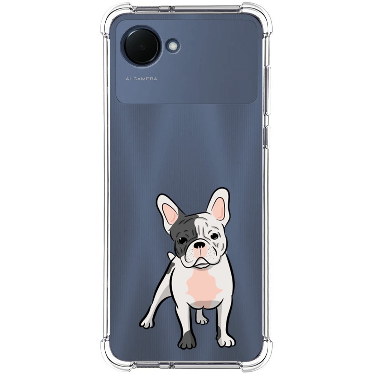 Funda Silicona Antigolpes para Realme Narzo 50i Prime diseño Perros 06 Dibujos