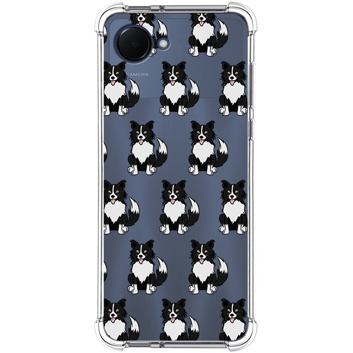Funda Silicona Antigolpes para Realme Narzo 50i Prime diseño Perros 07 Dibujos