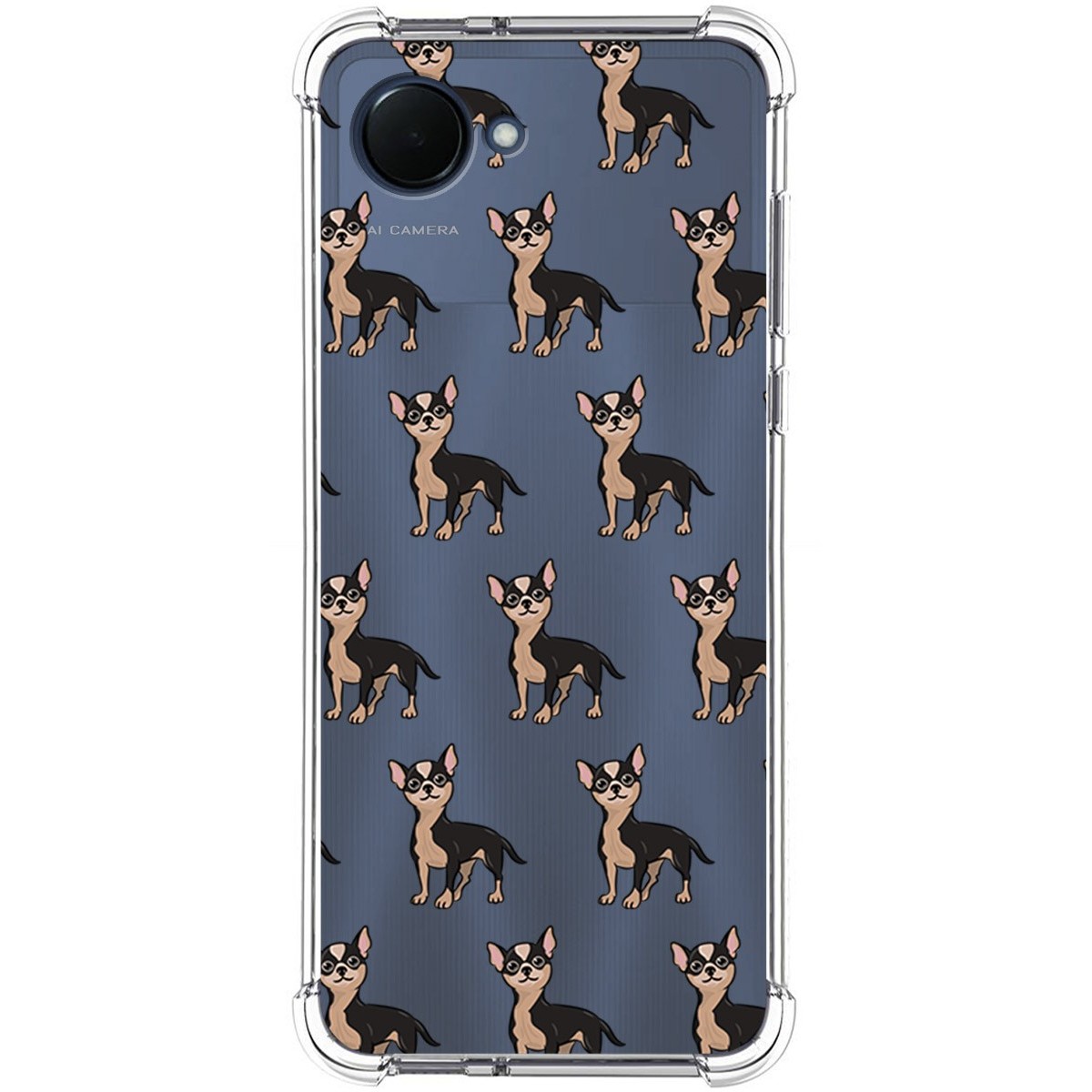Funda Silicona Antigolpes para Realme Narzo 50i Prime diseño Perros 11 Dibujos
