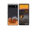 Funda Silicona Transparente para Google Pixel 6A diseño Bufalo Dibujos