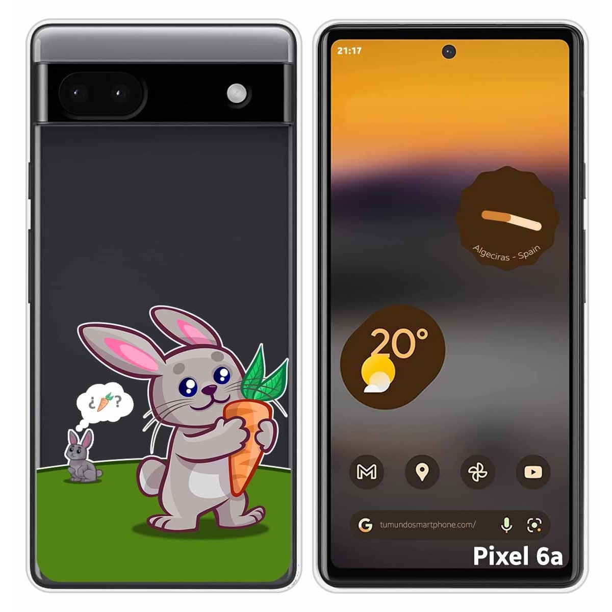Funda móvil - TUMUNDOSMARTPHONE Google Pixel 6A, Compatible con Google  Google Pixel 6A, Multicolor