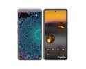 Funda Silicona Transparente para Google Pixel 6A diseño Mandala Dibujos