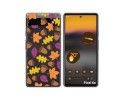 Funda Silicona Transparente para Google Pixel 6A diseño Otoño Dibujos