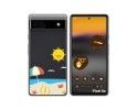 Funda Silicona Transparente para Google Pixel 6A diseño Playa Dibujos