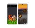 Funda Silicona Transparente para Google Pixel 6A diseño Tigre Dibujos