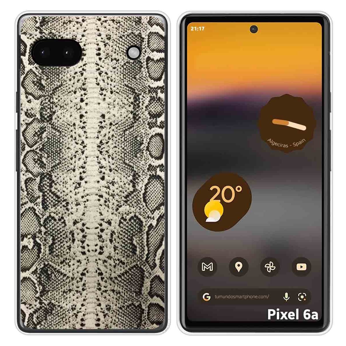 Funda Silicona para Google Pixel 6A diseño Animal 01 Dibujos