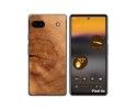 Funda Silicona para Google Pixel 6A diseño Madera 04 Dibujos