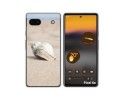 Funda Silicona para Google Pixel 6A diseño Concha Dibujos