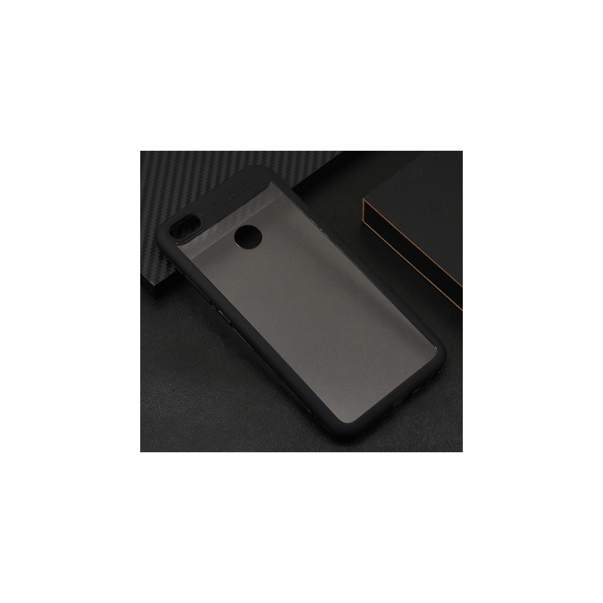 Funda Hybrid (Pc+Tpu) Negra para Xiaomi Redmi Note 5A Pro / 5A Prime