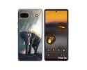 Funda Silicona para Google Pixel 6A diseño Elefante Dibujos